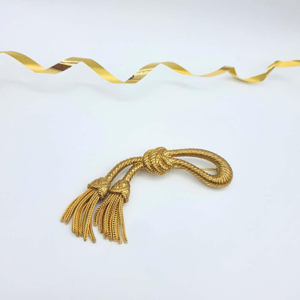 Sonia Rykiel – Rope Brooch, vintage 1980s – view 2