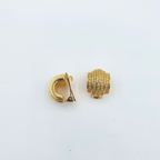 Vintage Christian Dior Line Play Clip Earrings – view 2