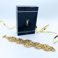 Vintage YSL Geometric Flower Bracelet