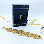 Vintage YSL Geometric Flower Bracelet