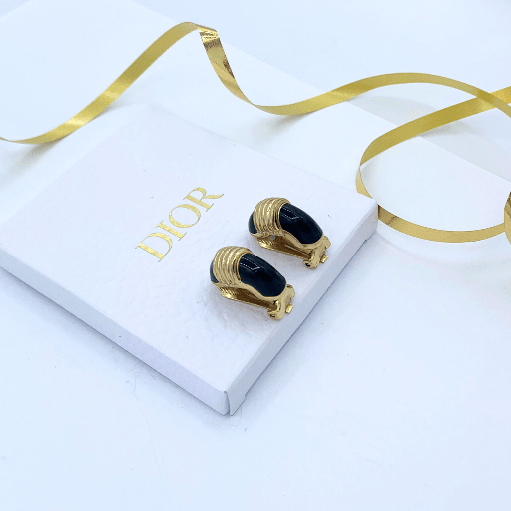 Vintage Dior Clip Earrings