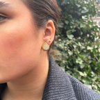 Vintage Lanvin Teardrop Art Deco Inspired Clip Earrings – view 4