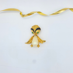 Vintage Carven – Jelly Belly Bird Brooch – view 3