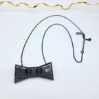 Sonia Rykiel – Black Bow Necklace, vintage 1980s – view 2