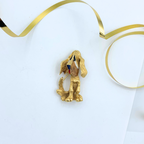 Vintage Carven Dog brooch – view 2