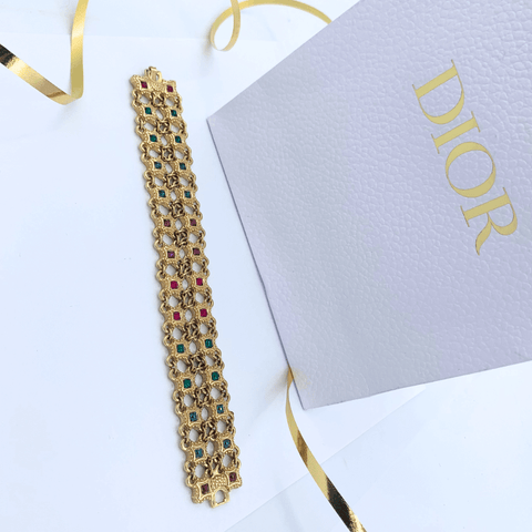 Dior Multicolor Crystals Bracelet