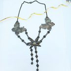 Vintage Moschino XL Butterfly Necklace