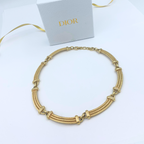 Vintage Christian Dior Geometric Choker Necklace