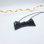 Sonia Rykiel – Black Bow Necklace, vintage 1980s – view 3