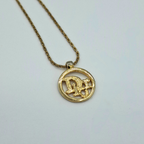 Vintage Christian Dior Stylised Dior Monogram Necklace – view 2