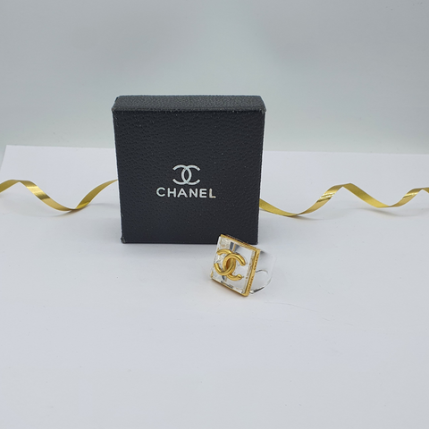 Chanel CC logo Ring
