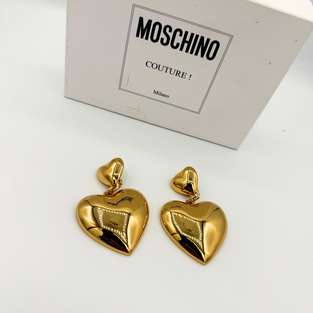 Moschino – Vintage Heart Earrings – view 2