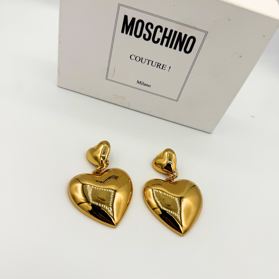 Moschino – Vintage Heart Earrings – view 2