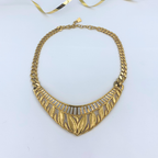 Vintage Lanvin – V-Shaped Statement Necklace