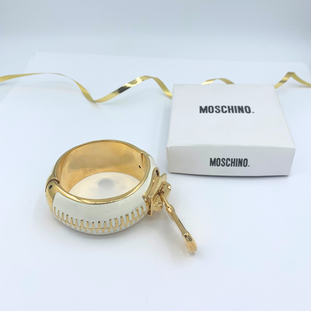 Vintage Moschino – Zipper Statement Bracelet, 2000s – view 3