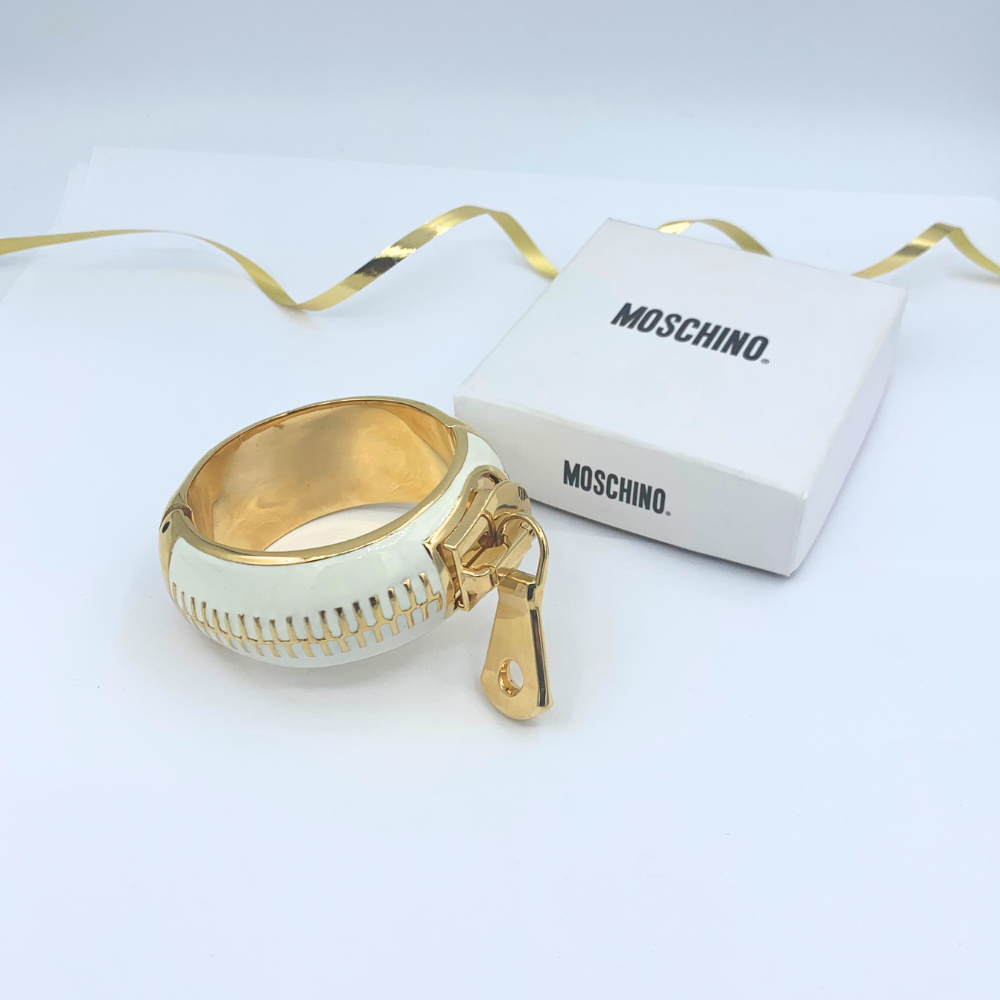 Vintage Moschino – Zipper Statement Bracelet, 2000s – view 4