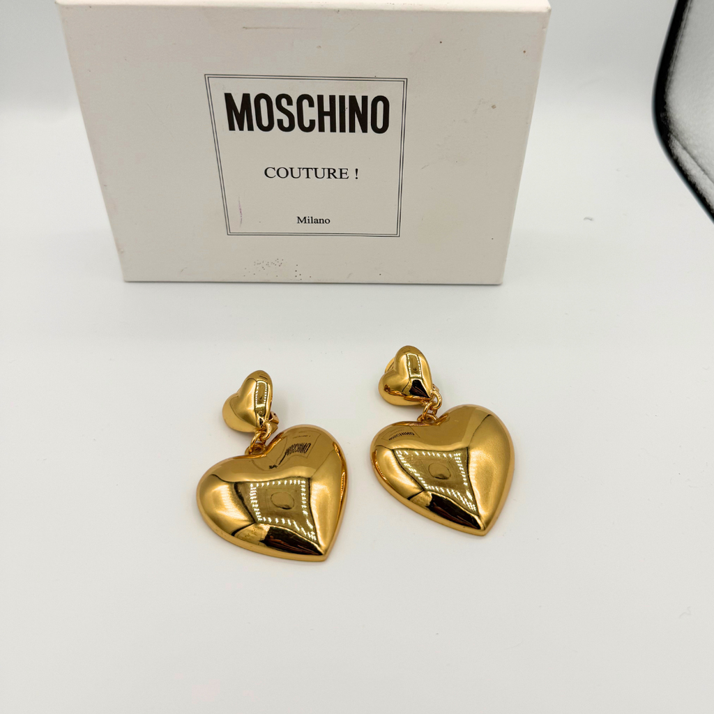 Moschino – Vintage Heart Earrings – view 3
