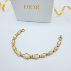 Dior – Vintage Bracelet with Cabochons & Crystals – view 3
