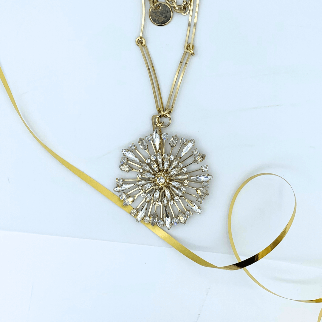Vintage Lanvin Three-Dimensional Star Necklace – view 3