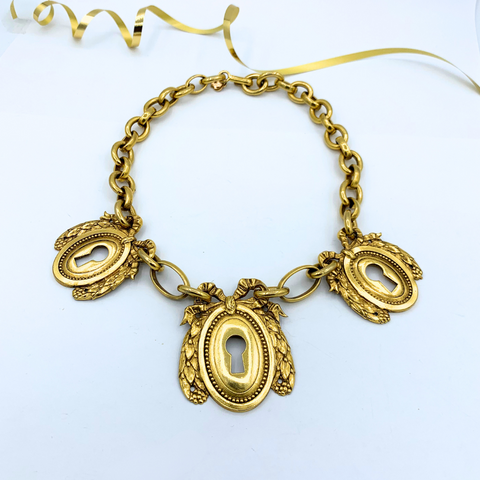 Christian Dior Keyhole Ketting