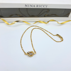 Nina Ricci – Vintage NR Chain Necklace – view 2