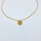 Vintage Christian Dior Heart-Shaped Pendant Necklace – view 2