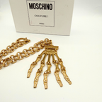 Vintage Moschino – Couture Skeleton Hand Necklace – view 3