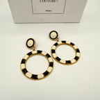 Moschino – Round Statement Earrings, vintage 1980s–1990s – view 3