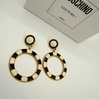 Moschino – Round Statement Earrings, vintage 1980s–1990s – view 4