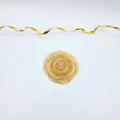 Kenzo – Flower-Shaped Resin Brooch in Cream/Beige, vintage 1980s