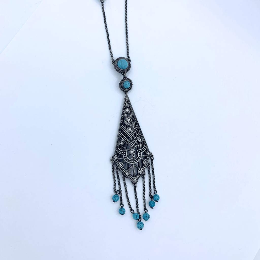 Vintage Christian Dior Bohemian Necklace – view 3
