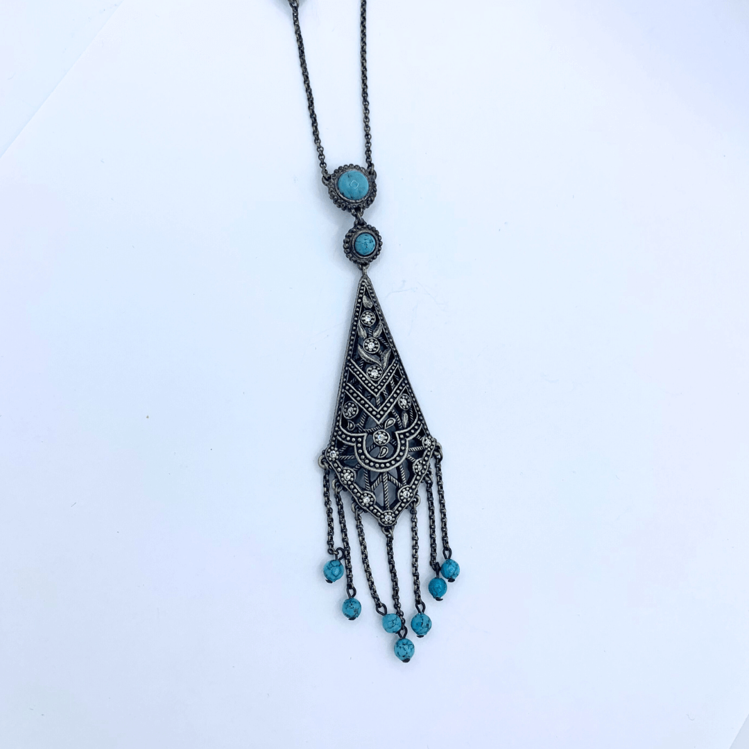 Vintage Christian Dior Bohemian Necklace – view 3