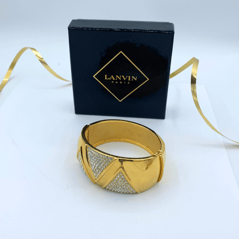 Lanvin Art Deco Cuff Bracelet