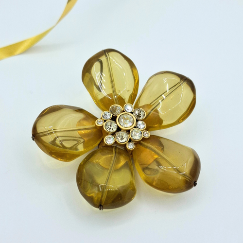 Vintage Anna Klein Flower Brooch – view 2