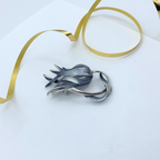 Vintage Kramer Flower Brooch – view 2