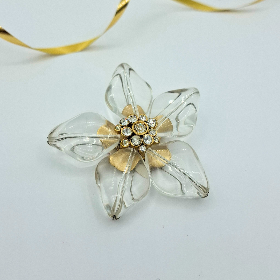 Vintage Anna Klein Flower Brooch