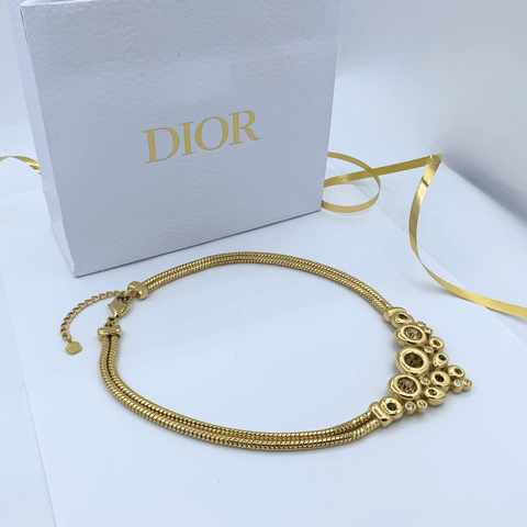 Christian Dior Multicolor Crystals Necklace