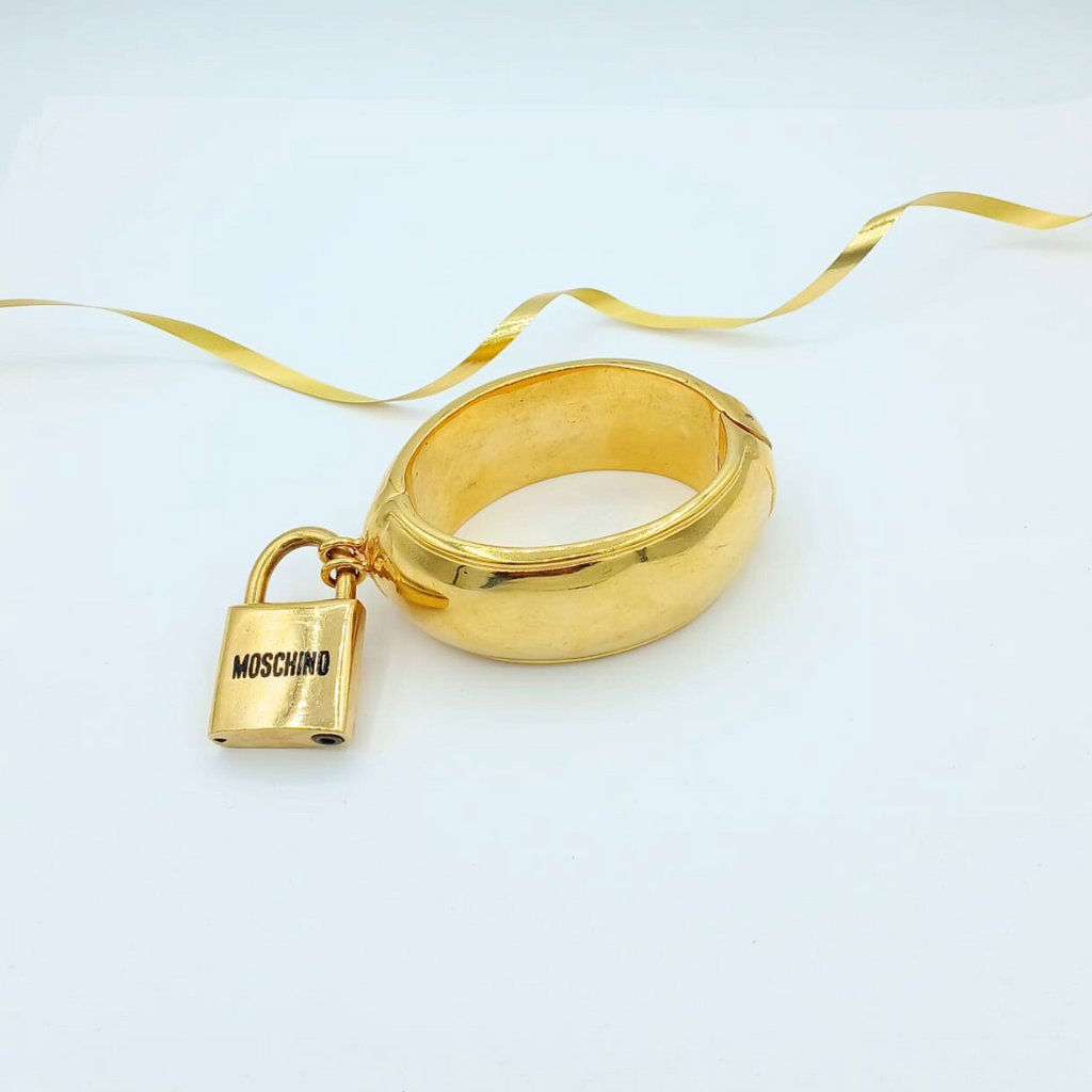 Vintage Moschino Padlocks Bracelet
