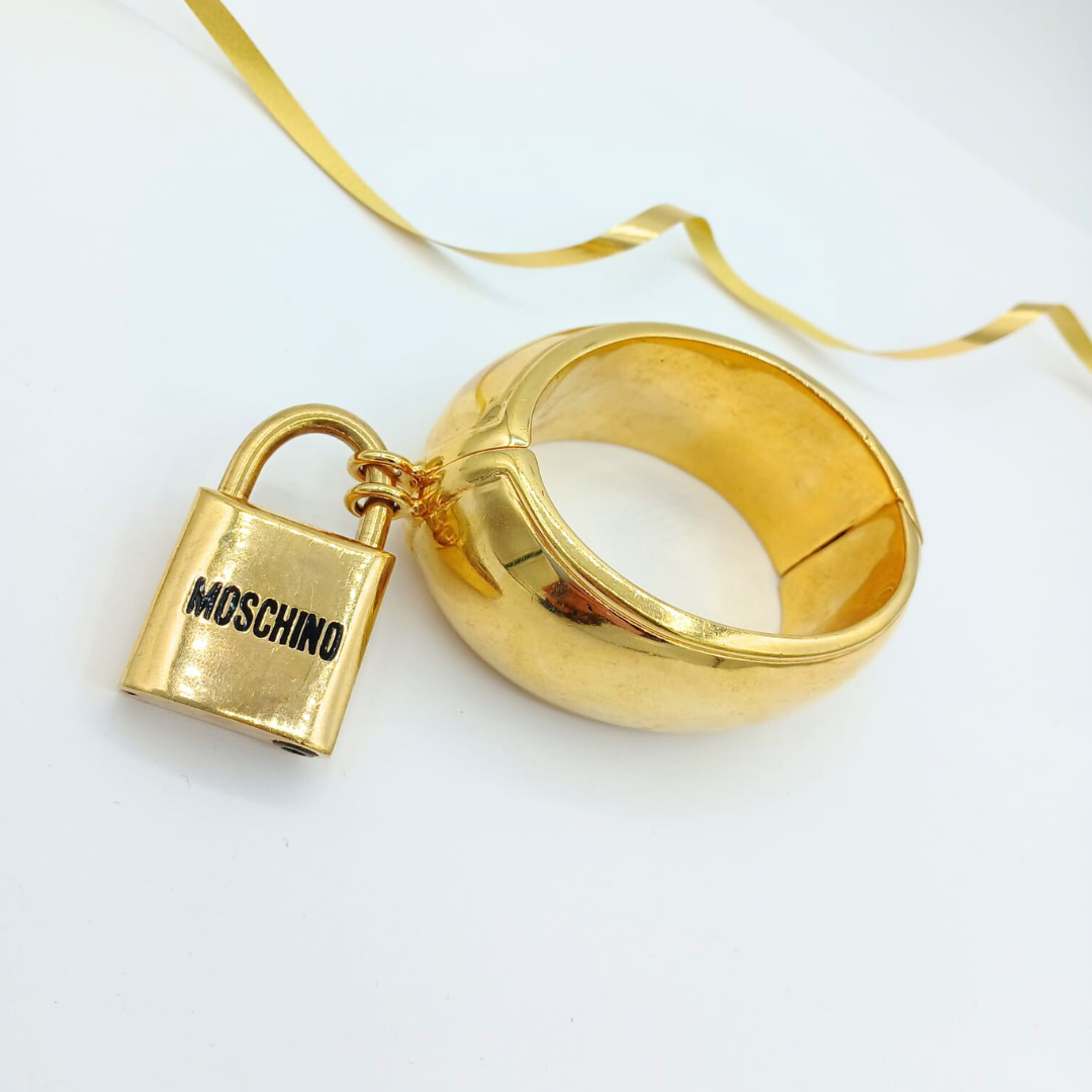 Vintage Moschino Padlocks Bracelet – view 2