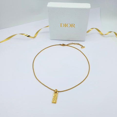 Christian Dior Logo Ketting