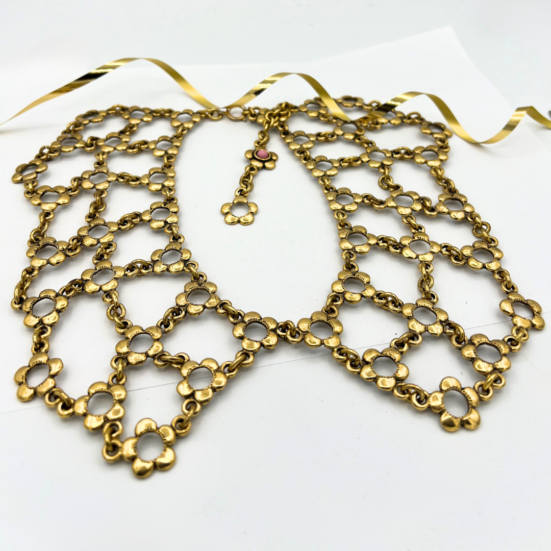 Vintage Moschino Collar Necklace