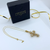 Christian Lacroix Faux Pearls Kruis Ketting