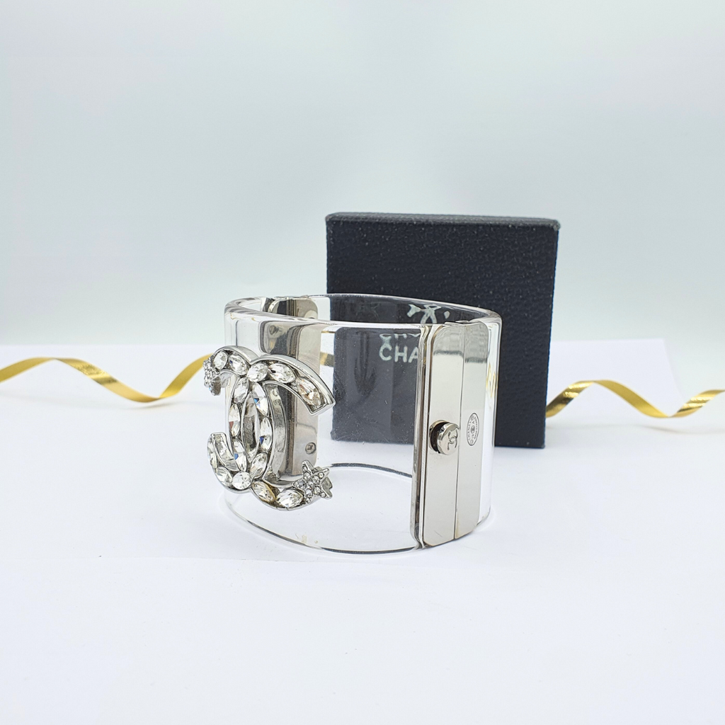 Vintage Chanel CC Cuff – view 2