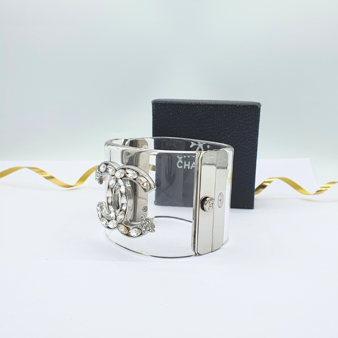 Vintage Chanel CC Cuff – view 2