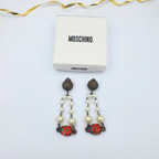 Moschino Vintage Ladybug Earrings – Pearls & Playful Charm