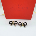 Vintage Valentino Bow Clip Earrings