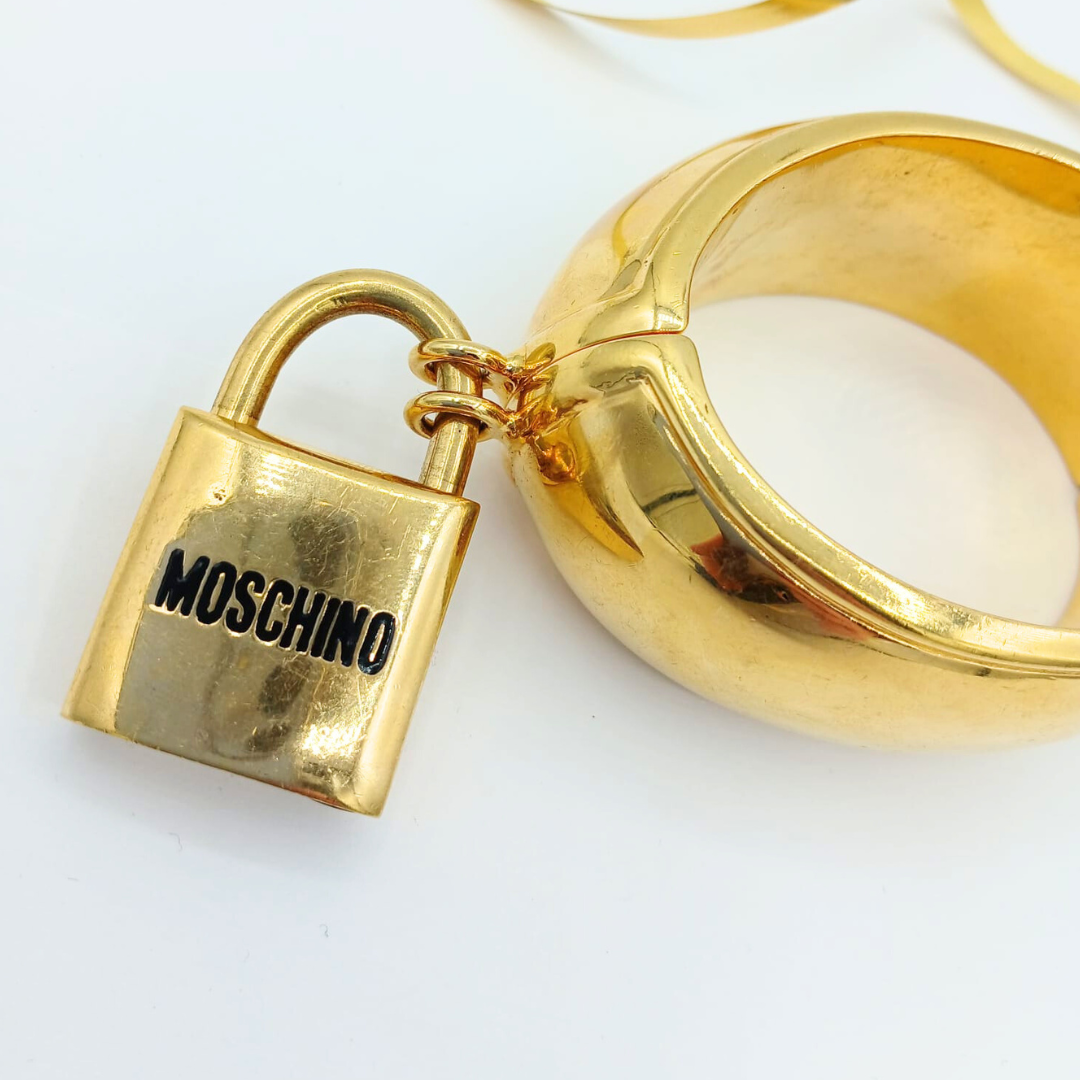 Vintage Moschino Padlocks Bracelet – view 3