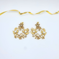 Vintage Oscar de la Renta Bird Wreath Earrings