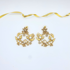 Vintage Oscar de la Renta Bird Wreath Earrings