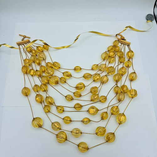 Vintage Anna Klein Beaded Necklace